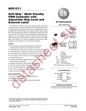 NCP1271D65R2G datasheet  